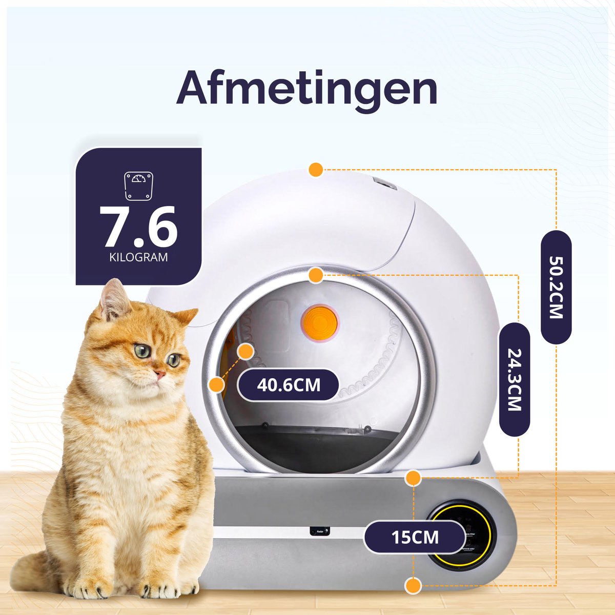 Automatische zelfreinigende kattenbak - Smart Litter®